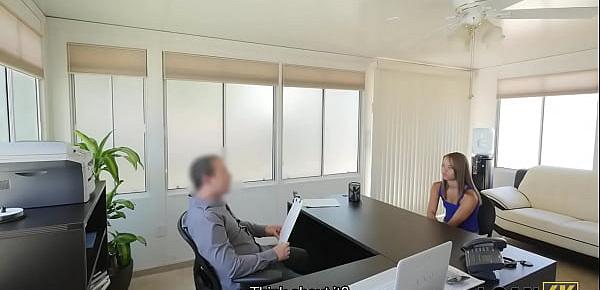  LOAN4K. Tender creature has unexpected dirty sex in the loan office